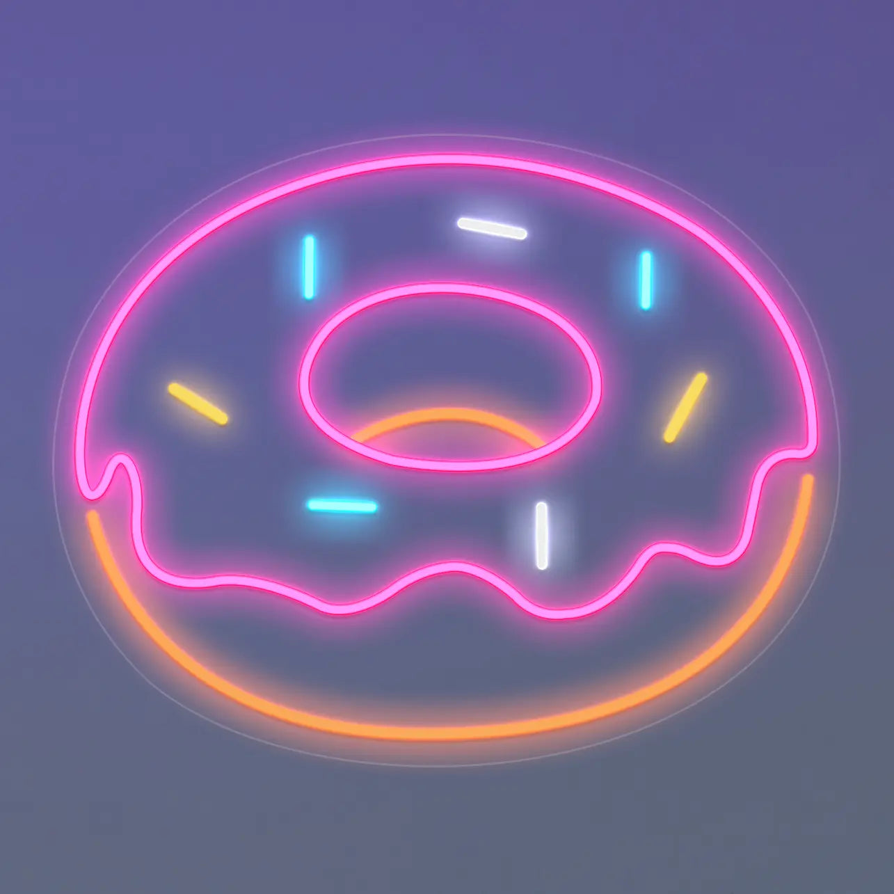 Néon Donuts avec vermicels