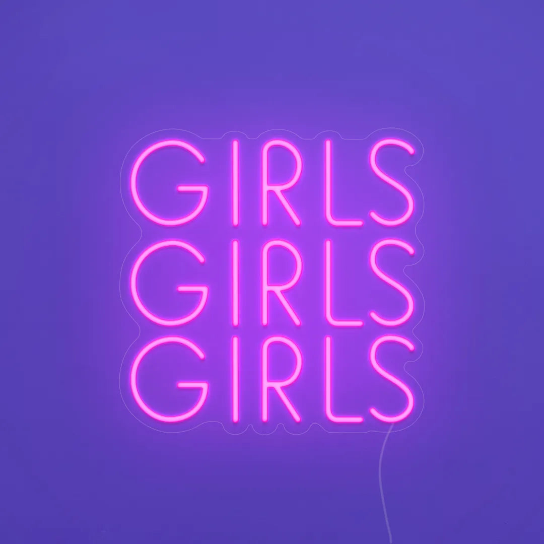 Néon GirlsGirlsGirls Rose