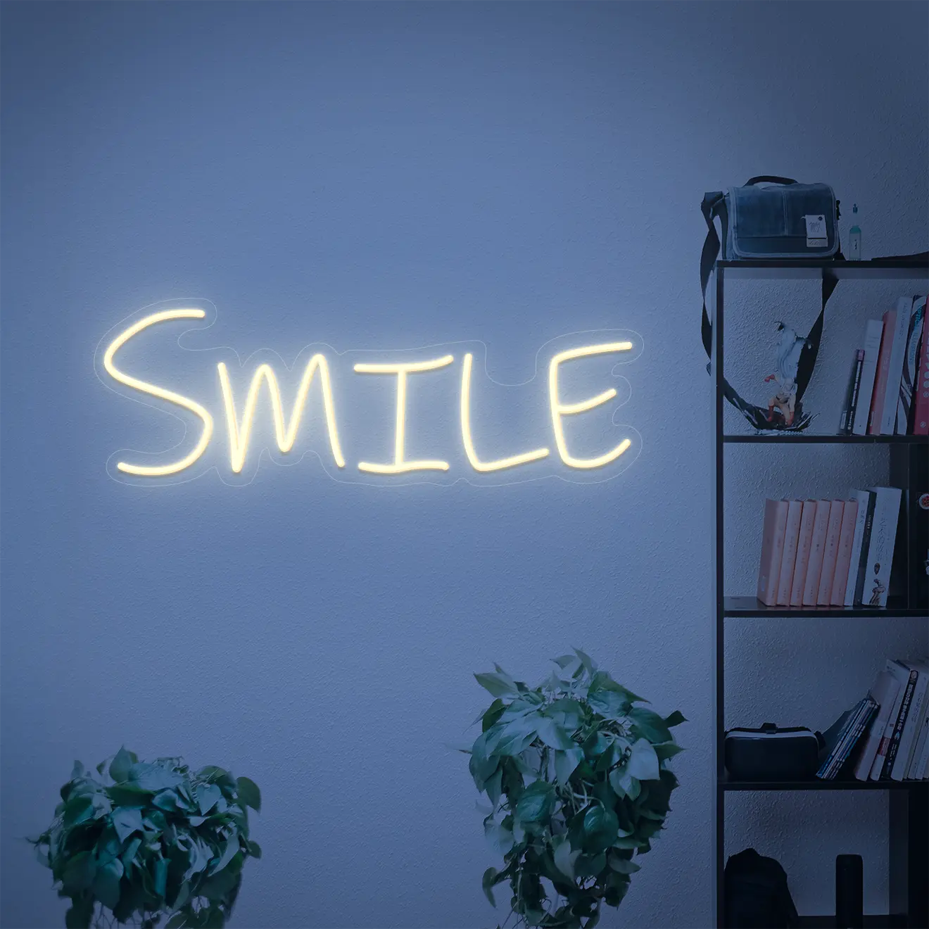 Néon Smile dans un Salon