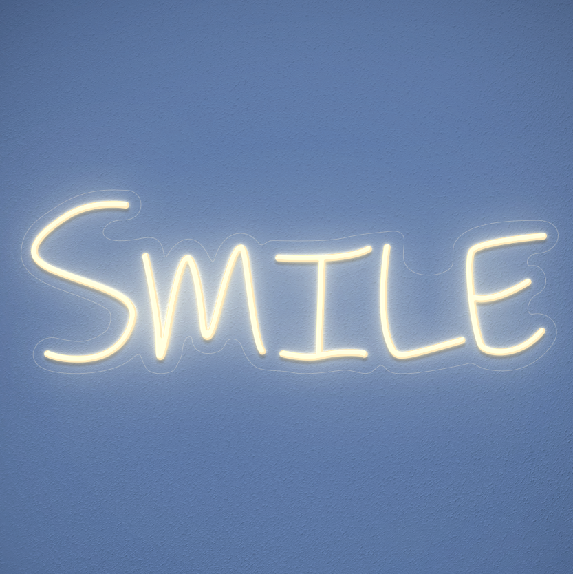 Néon Smile de près