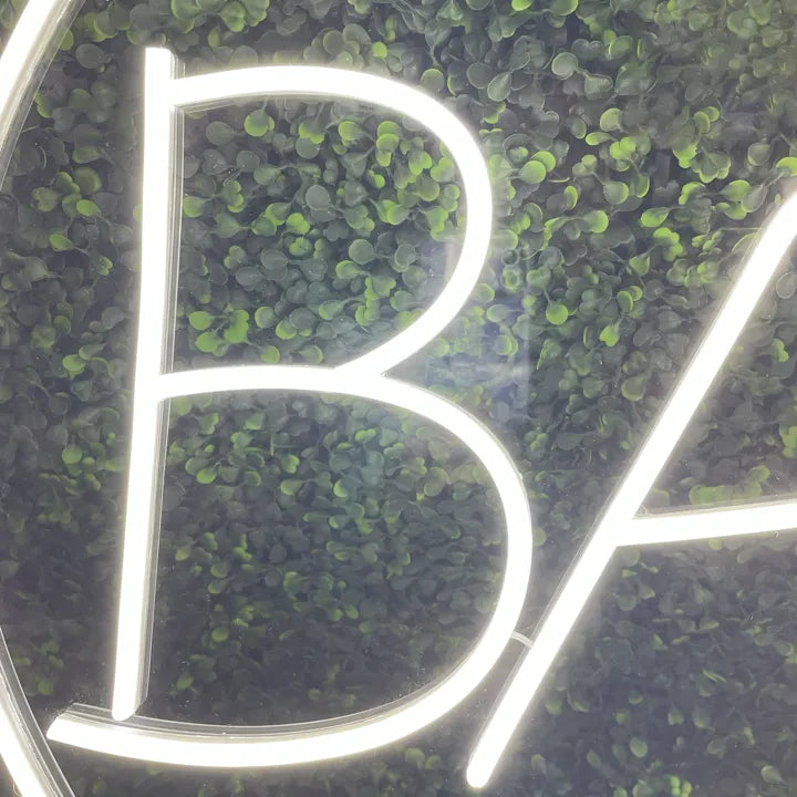 Néon Bar blanc détails