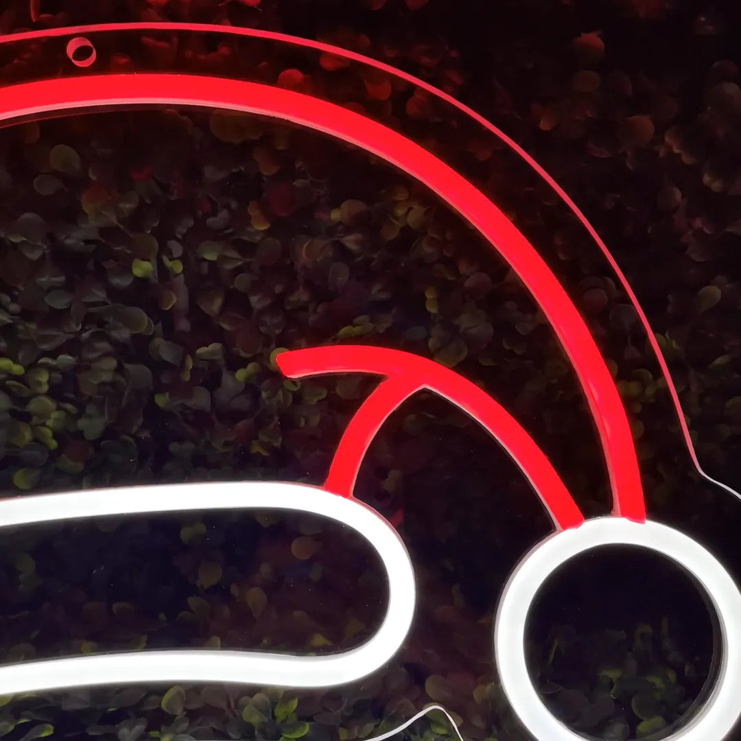 neon bonnet de noël zoom