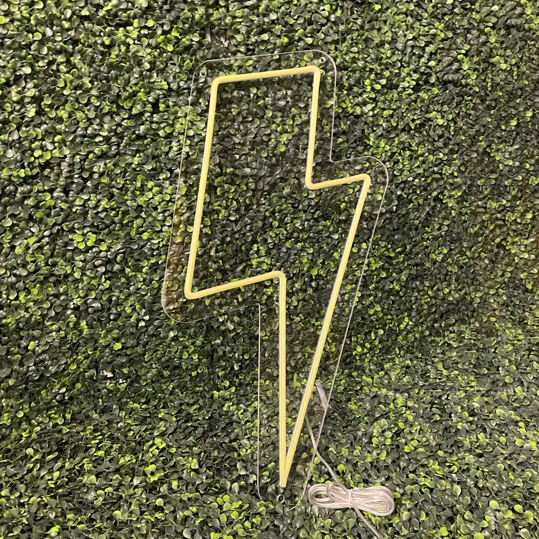 néon éclair éteint