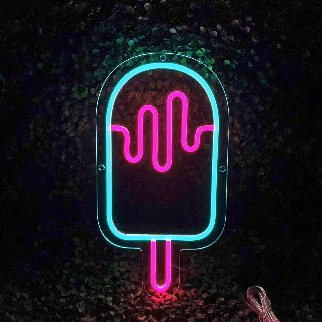 Néon Glace Bâton Vibe Bleu et rose de face