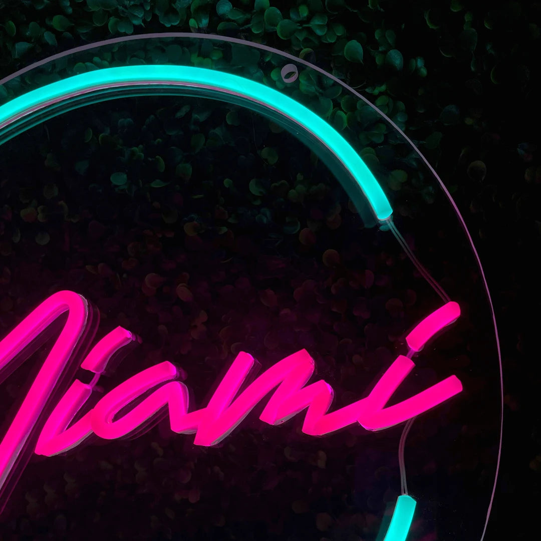 Néon Miami détails