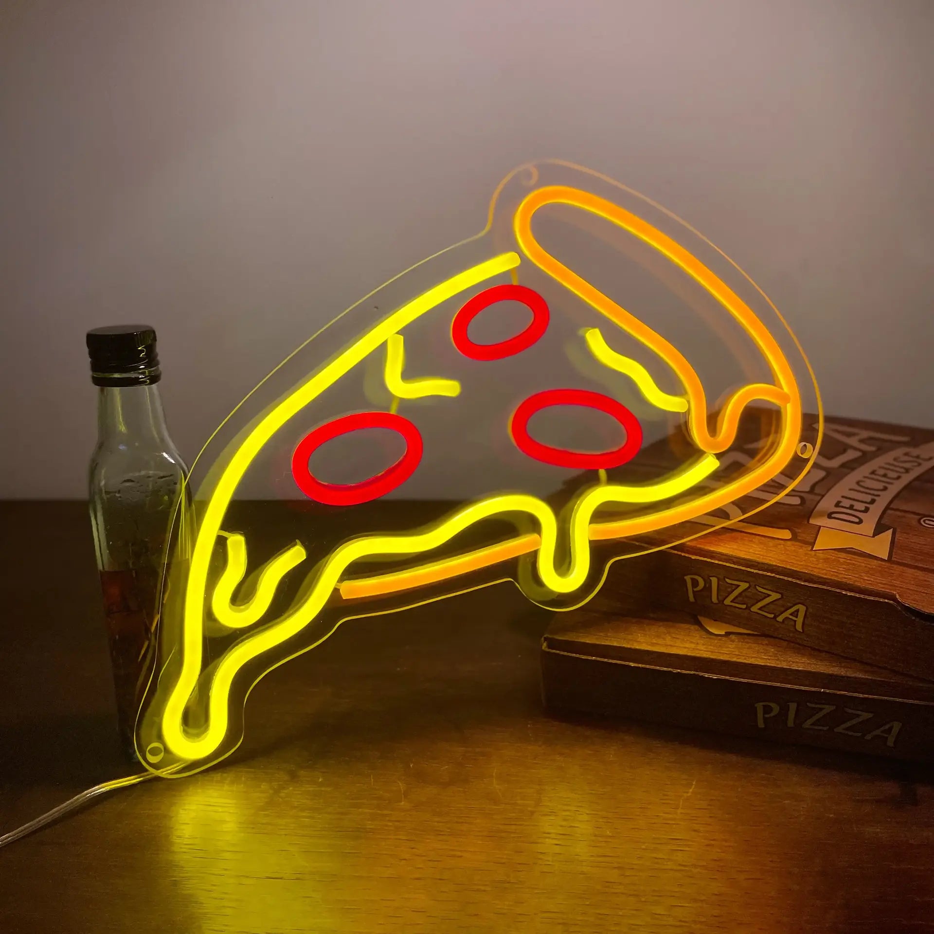 neon pizza