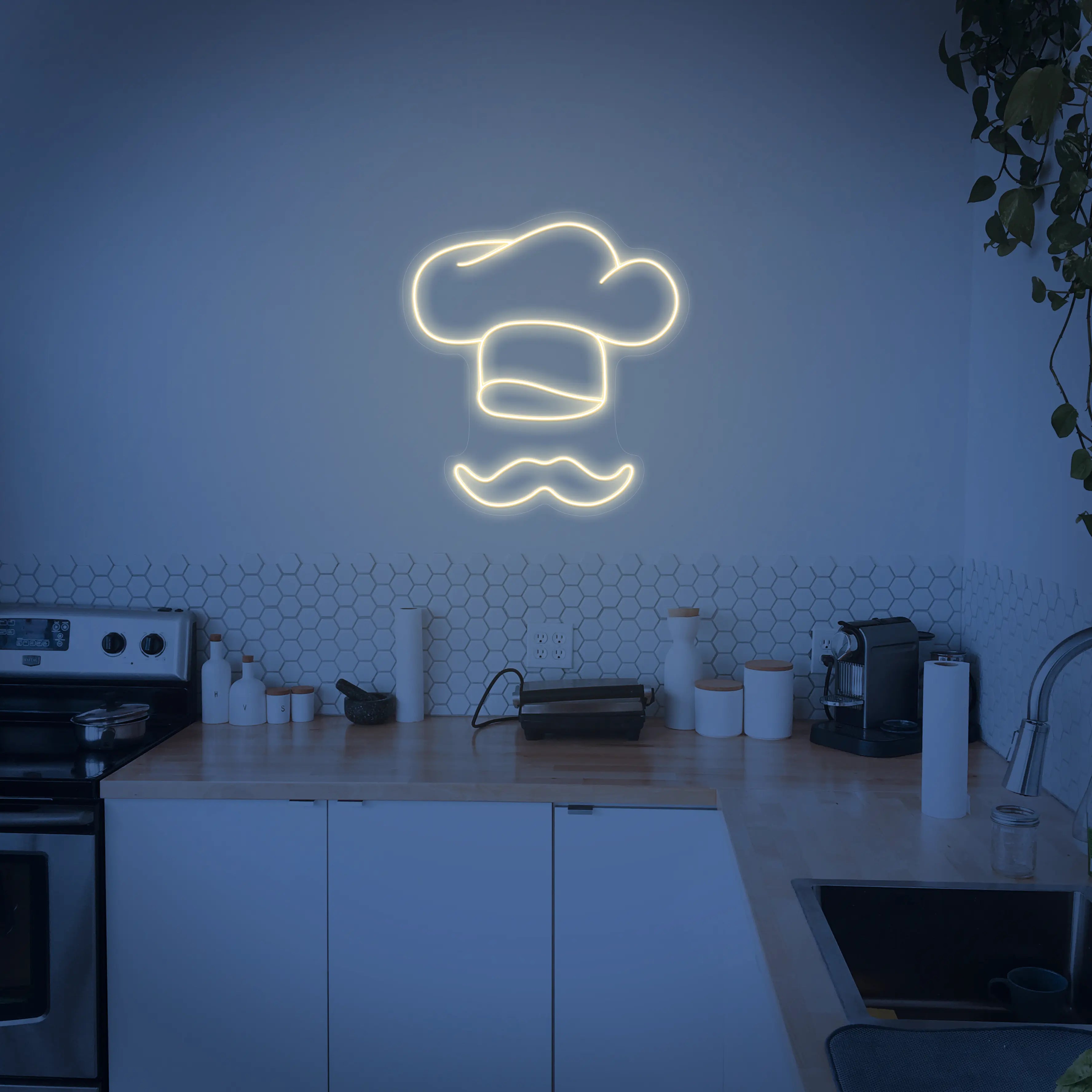 Néon Toque de Chef