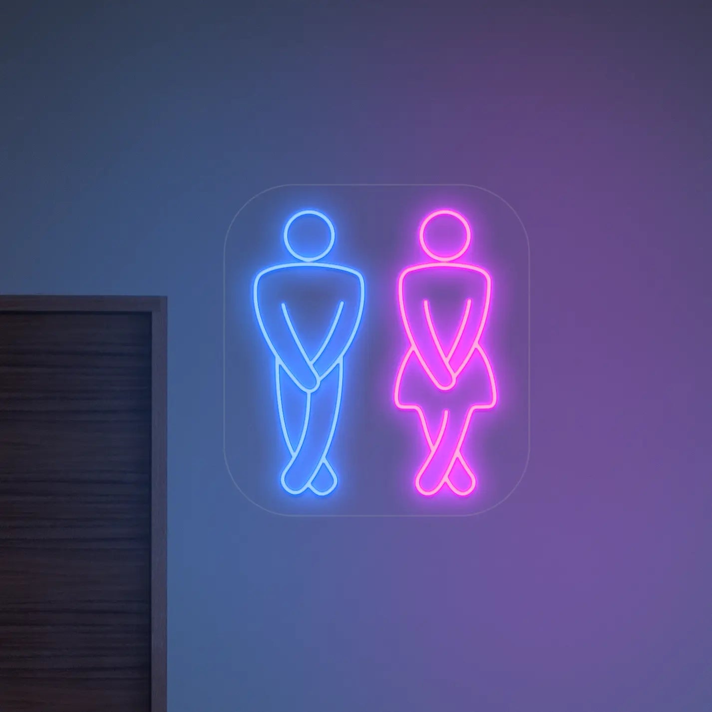 Néon WC pour Bar