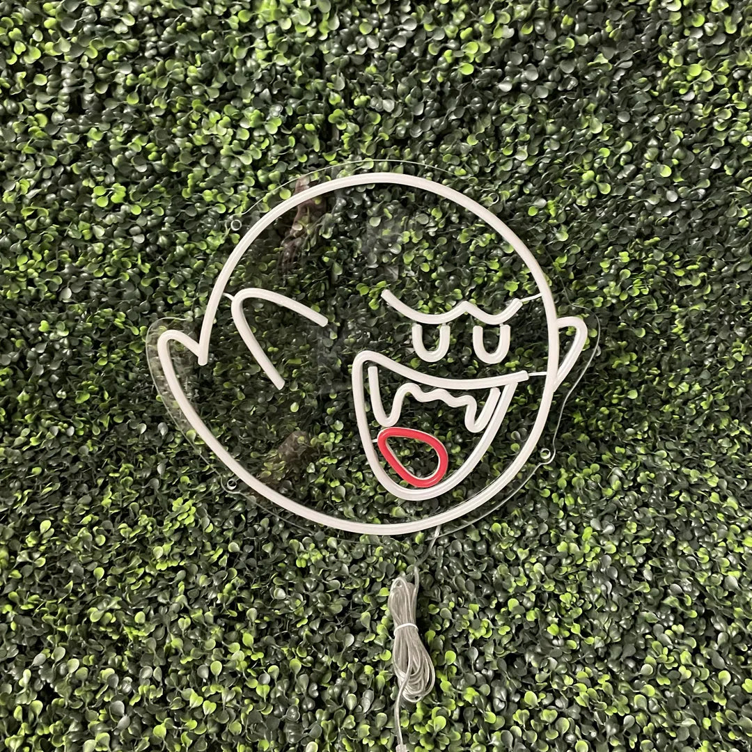 Néon Boo de Mario éteint